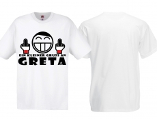 Frauen T-Shirt - Gruß an Greta - weiß Frauen T-Shirt - Gruß an Greta - weiß