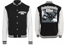 Frauen College Jacke - schwarz/weiß - Sonderkommando Elbe Frauen College Jacke - schwarz/weiß - Sonderkommando Elbe