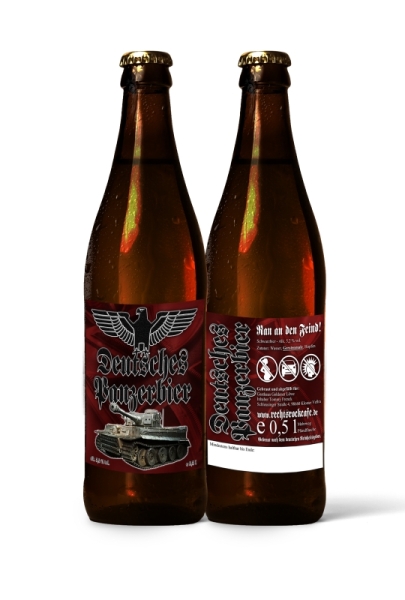 Bier - Deutsches Panzerbier - 1 Kiste - 20 Flaschen - 21,98€ inkl. 3,10€ Pfand - Schwarzbier