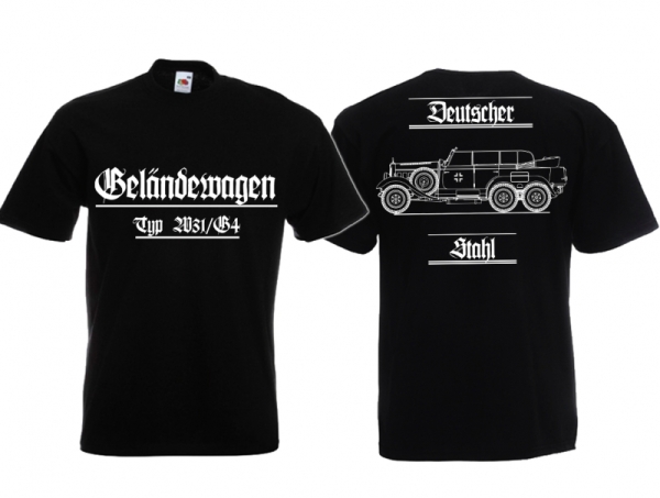 T-Hemd - Fahrzeuge der Wehrmacht - Geländewagen - Typ W31/G4 T-Hemd - Fahrzeuge der Wehrmacht - Geländewagen - Typ W31/G4