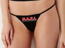 String Tanga - N.A.Z.I. - Motiv 2 - schwarz String Tanga - N.A.Z.I. - Motiv 2 - schwarz