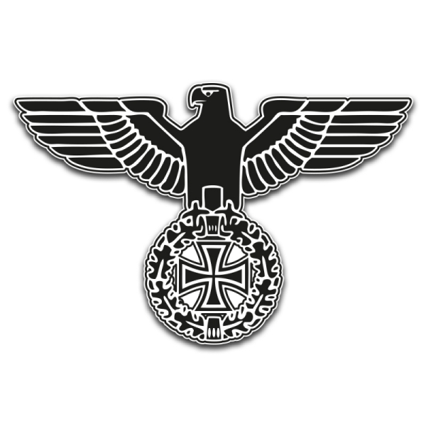 PVC Aufkleber - Reichsadler - Eisernes Kreuz PVC Aufkleber - Reichsadler - Eisernes Kreuz