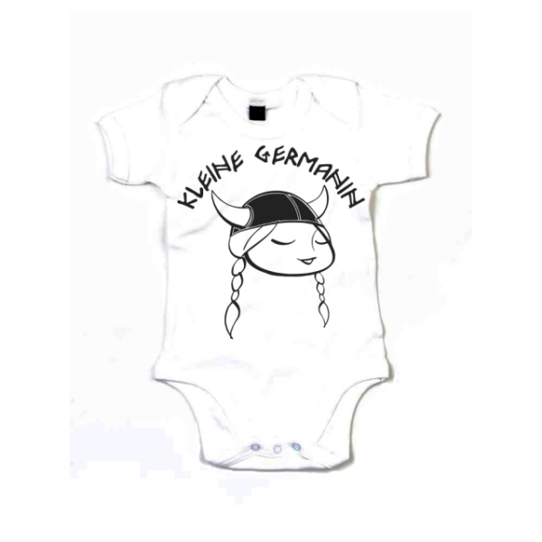 Baby-Bodie - Kleine Germanin - weiß Baby-Bodie - Kleine Germanin - weiß