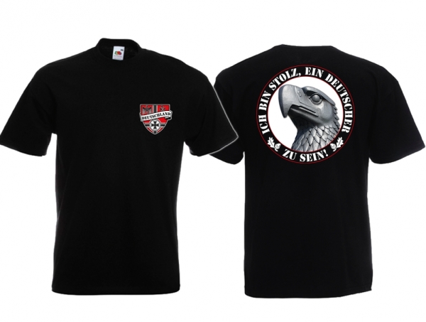 Frauen T-Shirt - Stolz Deutscher zu sein - Motiv 3 Frauen T-Shirt - Stolz Deutscher zu sein - Motiv 3