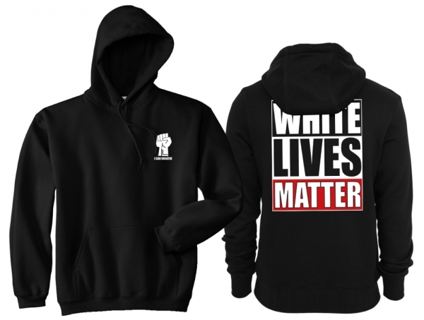 Frauen - Kapuzenpullover - White Lives Matter - I can breath - schwarz Frauen - Kapuzenpullover - White Lives Matter - I can breath - schwarz