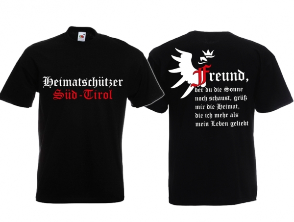 T-Hemd - Heimatschützer - Süd Tirol T-Hemd - Heimatschützer - Süd Tirol