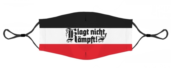 Gesichtsmaske - Klagt nicht, kämpft - SWR +++RAUSVERKAUF+++ Gesichtsmaske - Klagt nicht, kämpft - SWR +++RAUSVERKAUF+++
