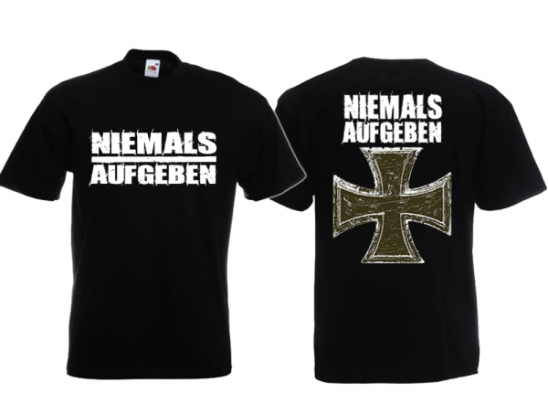T-Hemd - Niemals Aufgeben - Motiv 2 T-Hemd - Niemals Aufgeben - Motiv 2