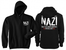 Frauen - Kapuzenpullover - NAZI - Nicht An Zwangsimpfung Interessiert - Motiv2 Frauen - Kapuzenpullover - NAZI - Nicht An Zwangsimpfung Interessiert - Motiv2