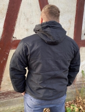 Überzieh Jacke Winter - Combat Anorak - Division Deutschland - schwarz - bestickt (Windbreaker) MT