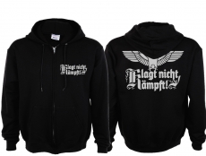 Frauen Kapuzenjacke - Klagt nicht, Kämpft - Motiv 4 Frauen Kapuzenjacke - Klagt nicht, Kämpft - Motiv 4