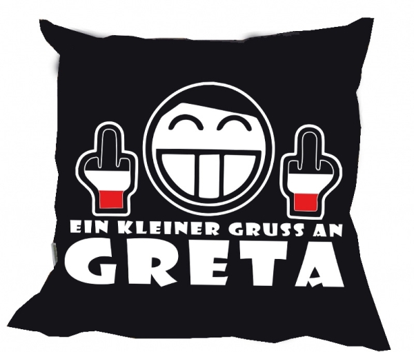 Kissen - Gruß an Greta Kissen - Gruß an Greta