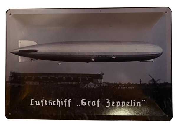 Blechschild - Luftschiff Graf Zeppelin - D156 (87) Blechschild - Luftschiff Graf Zeppelin - D156 (87)