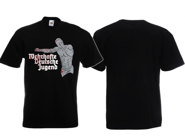 T-Hemd - Wehrhafte Deutsche Jugend - schwarz T-Hemd - Wehrhafte Deutsche Jugend - schwarz