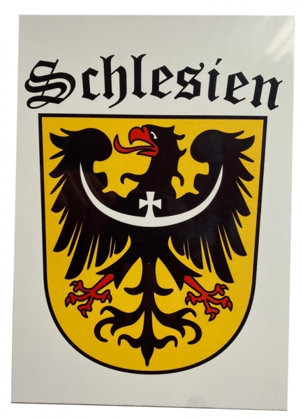 Blechschild KM - Schlesien Blechschild KM - Schlesien