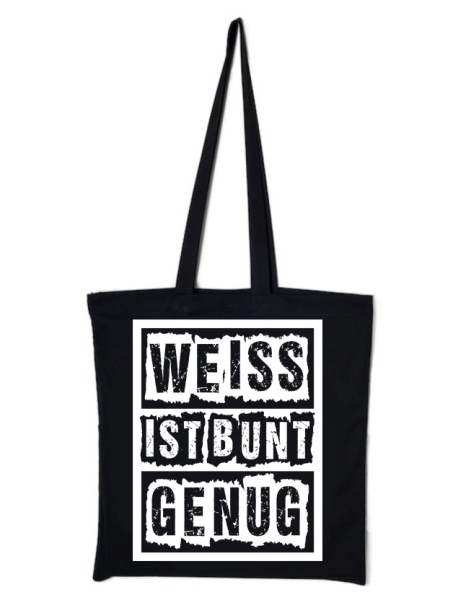 Stoffbeutel - Weiss ist bunt genug Stoffbeutel - Weiss ist bunt genug