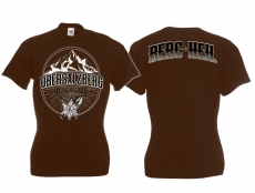 Frauen T-Shirt - Berg Heil - braun Frauen T-Shirt - Berg Heil - braun