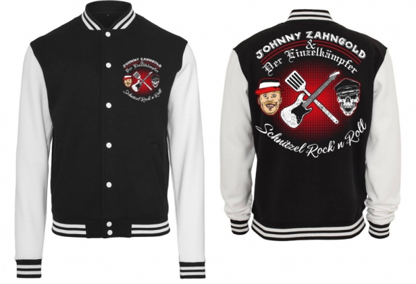 Frauen College Jacke - Johnny Zahngold - Schnitzel Rock n Roll