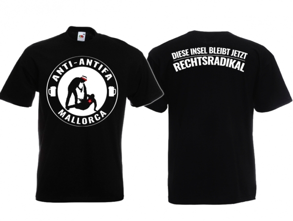Frauen T-Shirt - Anti-Antifa - Mallorca - Motiv 1 Frauen T-Shirt - Anti-Antifa - Mallorca - Motiv 1