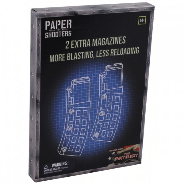 PAPER SHOOTERS - Bausatz - Magazin "e;Patriot"e; - 2er Pack PAPER SHOOTERS - Bausatz - Magazin "e;Patriot"e; - 2er Pack