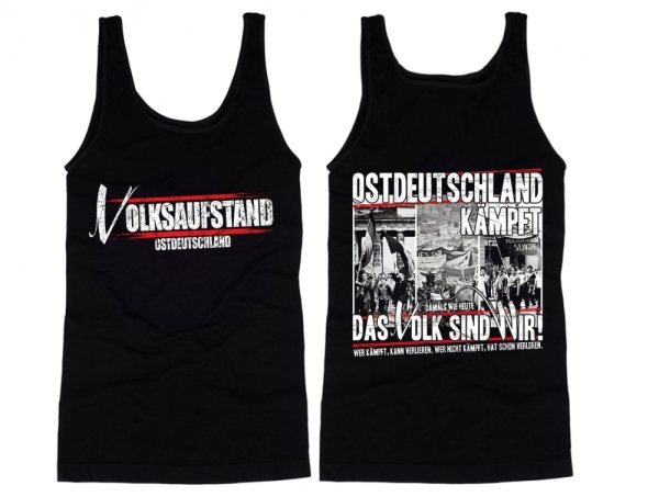 Muskelshirt/Tank Top - Volksaufstand - Ostdeutschland Muskelshirt/Tank Top - Volksaufstand - Ostdeutschland