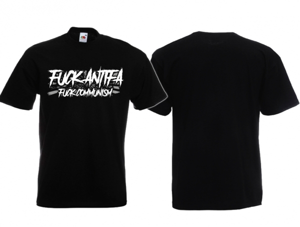 T-Hemd - Fuck Antifa - Fuck Communism - Motiv 2 T-Hemd - Fuck Antifa - Fuck Communism - Motiv 2