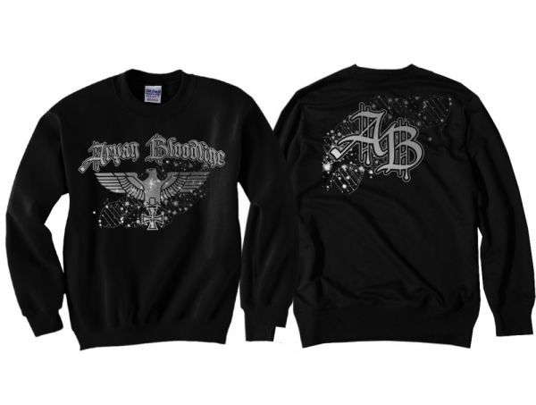 Pullover - Aryan Bloodline - schwarz/silber Pullover - Aryan Bloodline - schwarz/silber