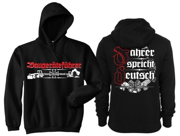 Kapuzenpullover - Baugeräteführer Kapuzenpullover - Baugeräteführer