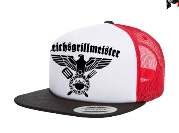 Cap Reichsgrillmeister - 3-Tone - schwarz/weiß/rot - Trucker Cap Cap Reichsgrillmeister - 3-Tone - schwarz/weiß/rot - Trucker Cap