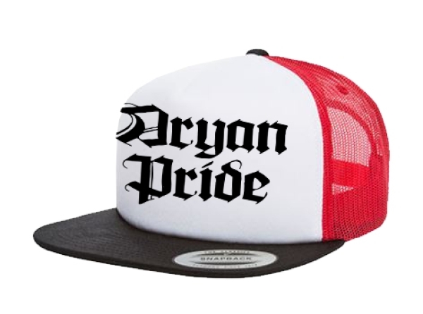 Cap Aryan Pride - 3-Tone - schwarz/weiß/rot - Trucker Cap Cap Aryan Pride - 3-Tone - schwarz/weiß/rot - Trucker Cap