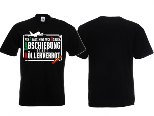 Frauen T-Shirt - Abschiebung statt Böllerverbot Frauen T-Shirt - Abschiebung statt Böllerverbot