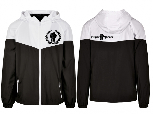 Windbreaker - schwarz/weiß - White Power Windbreaker - schwarz/weiß - White Power