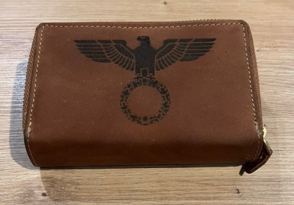 Leder Geldbeutel KM Frau - Reichsadler Leder Geldbeutel KM Frau - Reichsadler