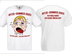Frauen T-Shirt - Hitzesommer 2023 - Ich habe überlebt - weiß Frauen T-Shirt - Hitzesommer 2023 - Ich habe überlebt - weiß