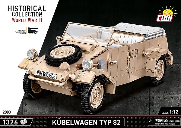 Bausatz - Kübelwagen Personenkraftwagen Typ 82 Bausatz - Kübelwagen Personenkraftwagen Typ 82