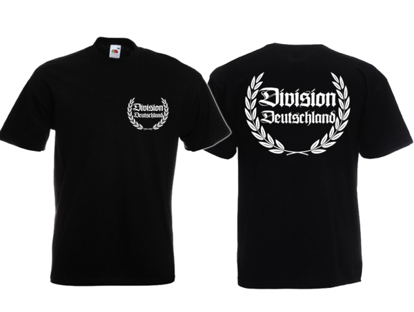 Frauen T-Shirt - Division Deutschland - klassisch - Motiv 1 - schwarz Frauen T-Shirt - Division Deutschland - klassisch - Motiv 1 - schwarz