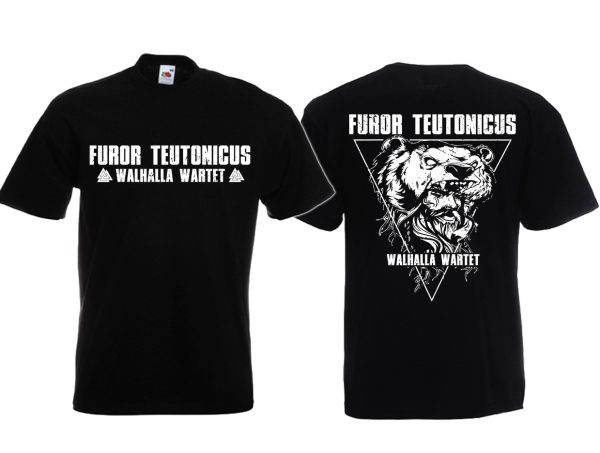 T-Hemd - Furor Teutonicus - Walhalla wartet T-Hemd - Furor Teutonicus - Walhalla wartet