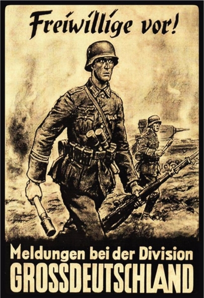 Blechschild - 20x30cm - Division Großdeutschland Blechschild - 20x30cm - Division Großdeutschland