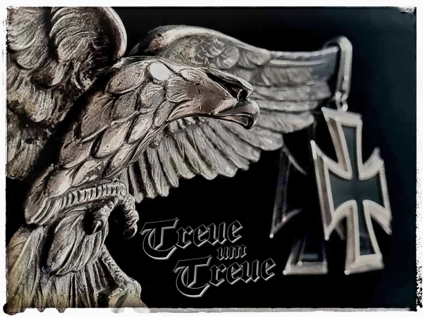 Blechschild - 30x40cm - Treue um Treue - Motiv 1 Blechschild - 30x40cm - Treue um Treue - Motiv 1
