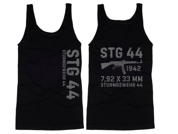 Muskelshirt/Tank Top - Sturmgewehr - STG 44 - schwarz/grau Muskelshirt/Tank Top - Sturmgewehr - STG 44 - schwarz/grau