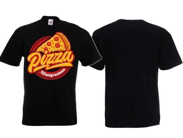 T-Hemd - Pizza REmigrazione - schwarz T-Hemd - Pizza REmigrazione - schwarz