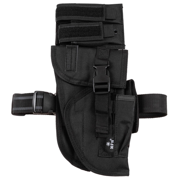 Pistolenbeinholster - schwarz - "Tactical" rechts Pistolenbeinholster - schwarz - "Tactical" rechts