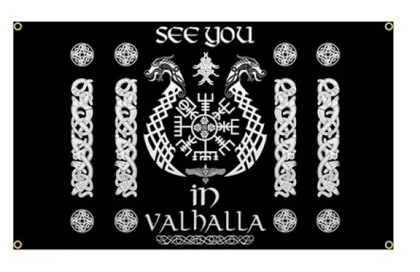 Fahne - See you in Valhalla (257) Fahne - See you in Valhalla (257)