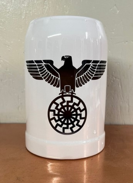 Bierkrug - Reichsadler mit Schwarzer Sonne