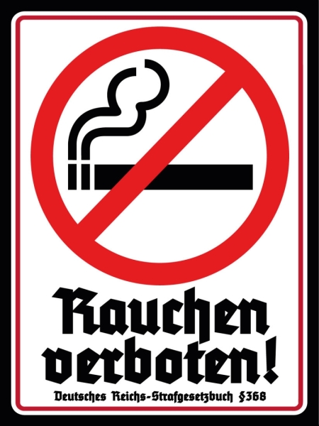 Holzschild - 12x18cm - Rauchen verboten Holzschild - 12x18cm - Rauchen verboten