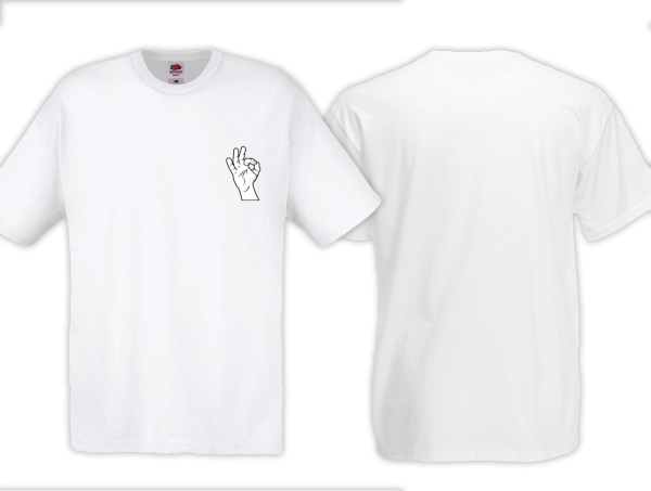 T-Hemd - White Power - Logo - Modern - weiß T-Hemd - White Power - Logo - Modern - weiß