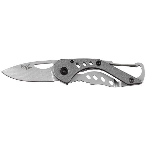 Klappmesser - &quote;Piccolo&quote; - Einhand - gelochter Metallgriff - klein
