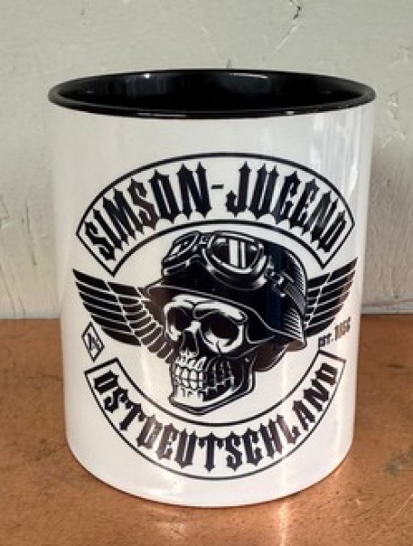 Tasse - schwarz - Simson Jugend - Ostdeutschland Tasse - schwarz - Simson Jugend - Ostdeutschland