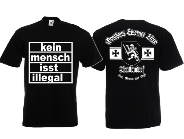 Frauen T-Shirt - Kein Mensch isst Illegal - Eiserner Löwe Frauen T-Shirt - Kein Mensch isst Illegal - Eiserner Löwe