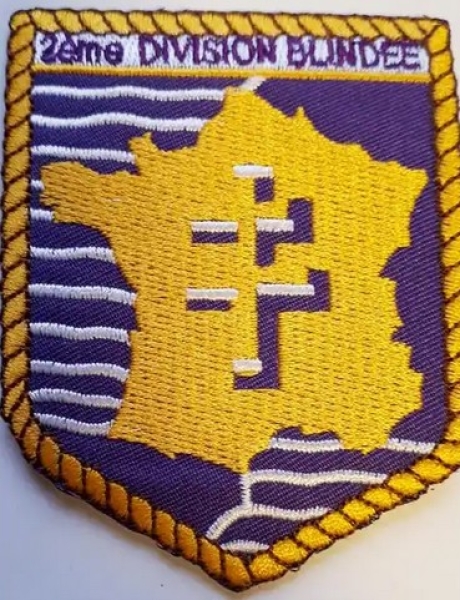 Aufnäher - Französische Armee &quote;2eme Division Blindee / 2. Panzerdivision&quote; +++EINZELSTÜCK+++